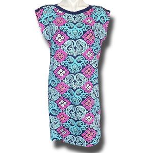 Lilly Pulitzer Robyn Shirt Dress Beyond the Gate Sleeveless Pima Cotton Medium